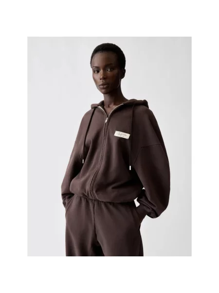 Bluza z kapturem Jacquemus brązowa