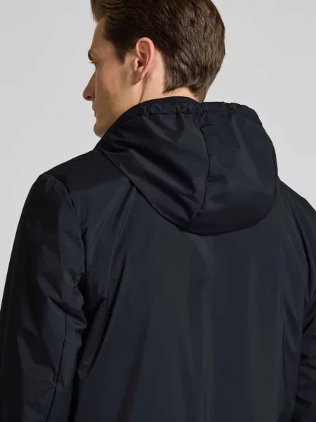 Kurtka bomber Armani Exchange ze stójką z logo granatowy