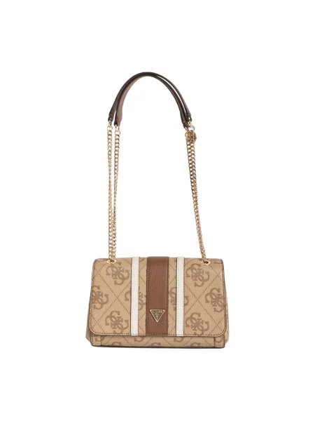 Guess torebka crossbody NOELLE brązowa