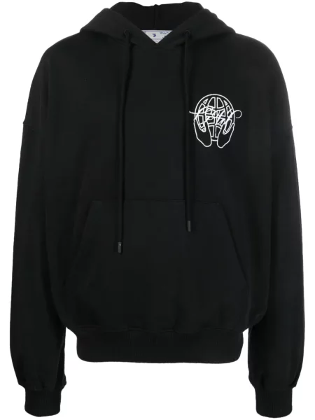 Hanorac cu glugă Off-white alb