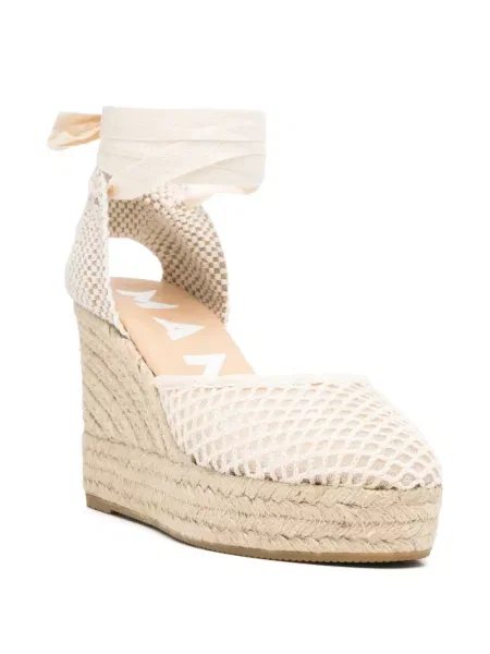 Espadrile Manebi tricotate cu pană