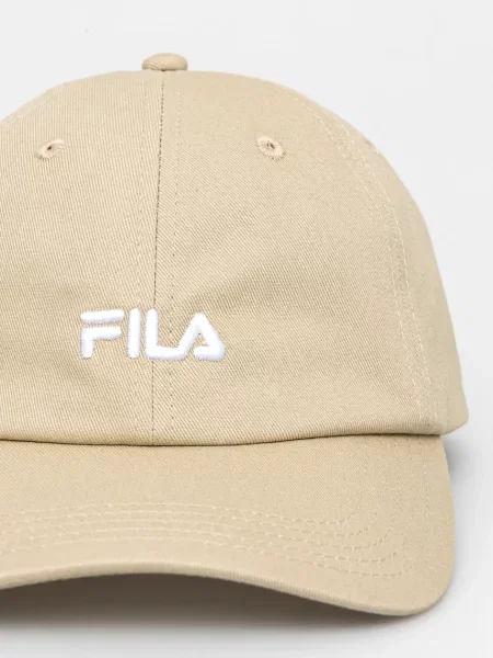 Бейсболка Fila Faridokt з аплікацією бежевий