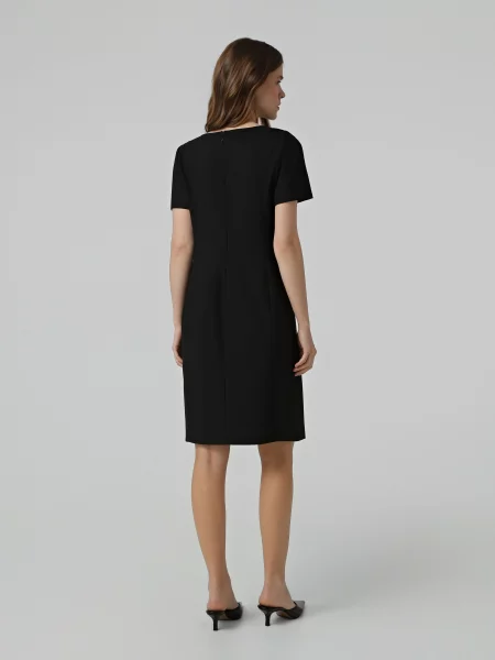 Платье мини Emporio Armani черное