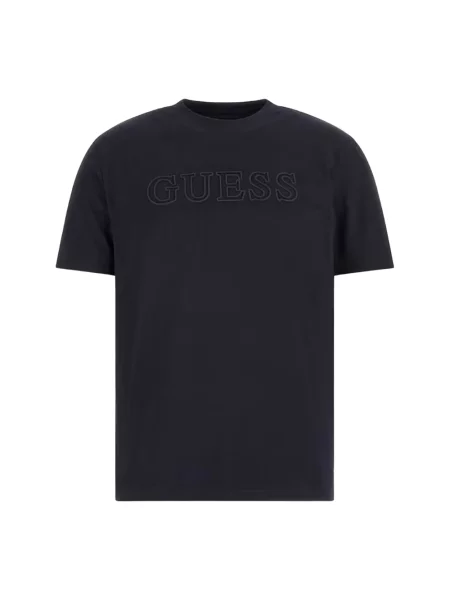 T-shirt GUESS Ss Alphy T-Shirt Jet Black XL czarna