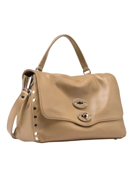 Torebka crossbody Zanellato skórzana beżowa
