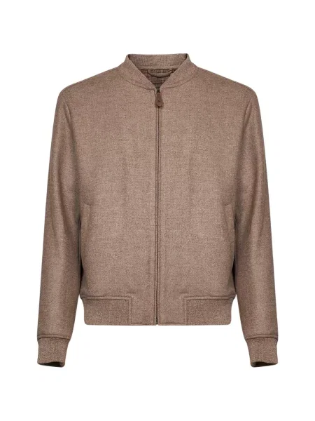 Vlněná bomber bunda Etro s autogramem