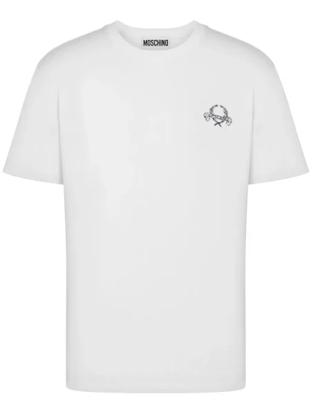Tricou Moschino cu imagine alb