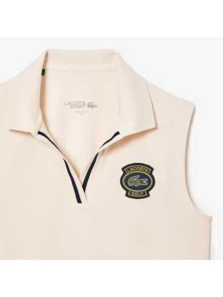 Lacoste Polo O Dopasowanym Kroju beżowy