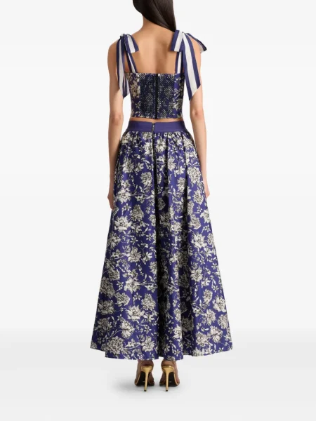 Φλοράλ τοπ Alice + Olivia με σχέδιο μπλε