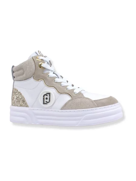 Sneakersy Liu Jo skórzane beżowe