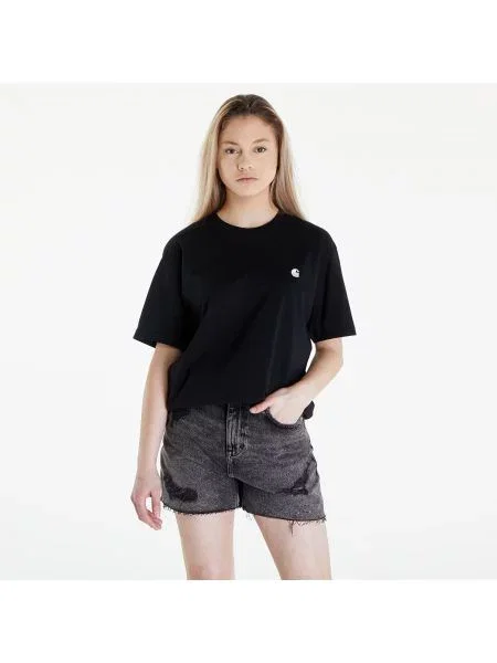Μπλουζάκι Carhartt WIP Short Sleeve Madison T-Shirt UNISEX Black/ White S λευκό