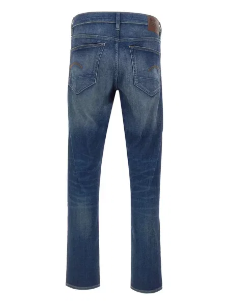 Blugi G-star Raw cu autograf albastru