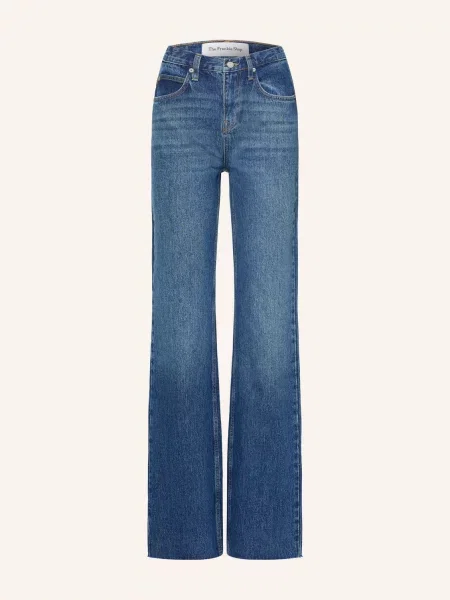 The Frankie Shop Rovné Džíny Dalston blue wash modré