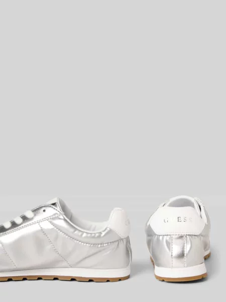 Guess sneakersy srebrne
