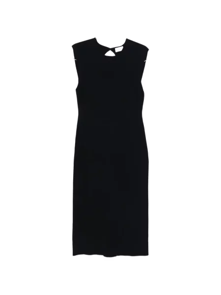 Rochie midi P.a.r.o.s.h. până la genunchi de costum negru