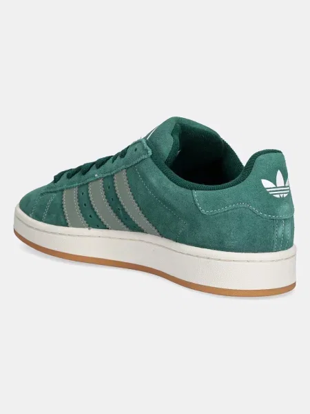 Semišové sneakers boty adidas Originals Campus zelená