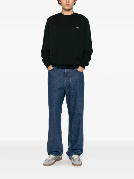 Hanorac crewneck Lacoste verde