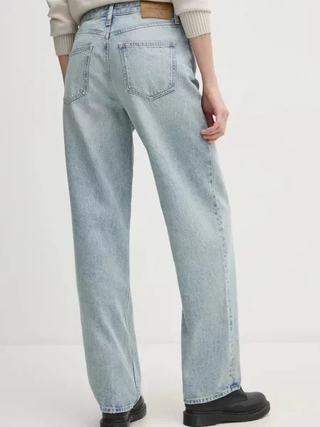 Džíny Calvin Klein Jeans high waist modré