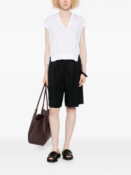 Koszulka Psophia z dekoltem w serek biała