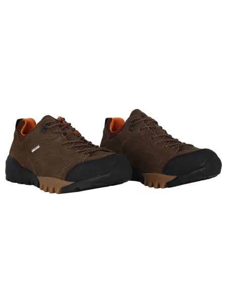 Sneakersy Waldläufer skórzane brązowe