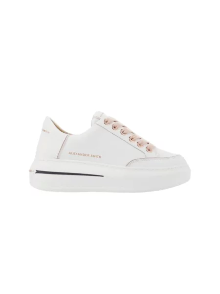 Sneakersy Alexander Smith białe