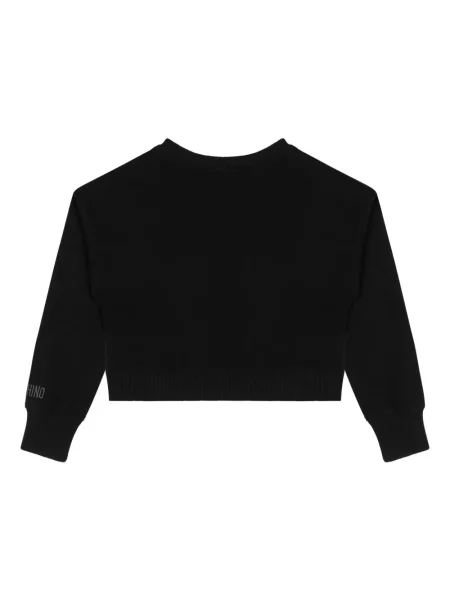 Sweter dziecięcy Moschino czarny