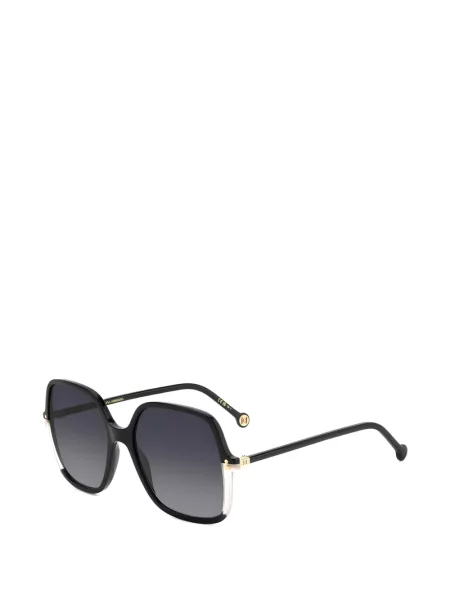 Ochelari de soare Carolina Herrera cu imprimeu geometric negru