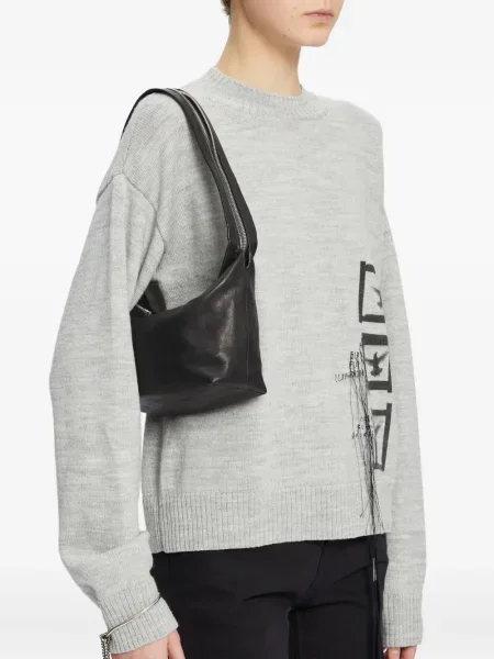 Geantă Ann Demeulemeester din piele negru