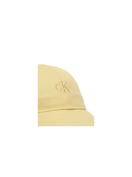 Baseball sapka Calvin Klein Monogram Embroidery Baseball Cap sárga