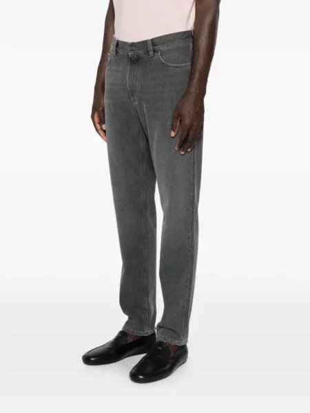 Blugi drepți Zegna gri
