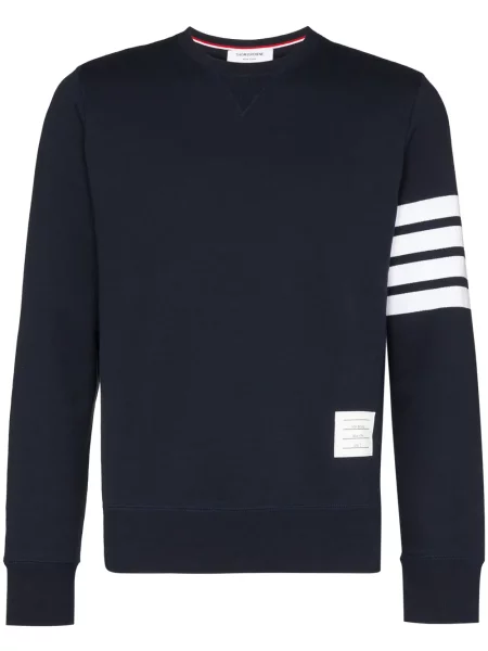 Hanorac Thom Browne din jerseu albastru
