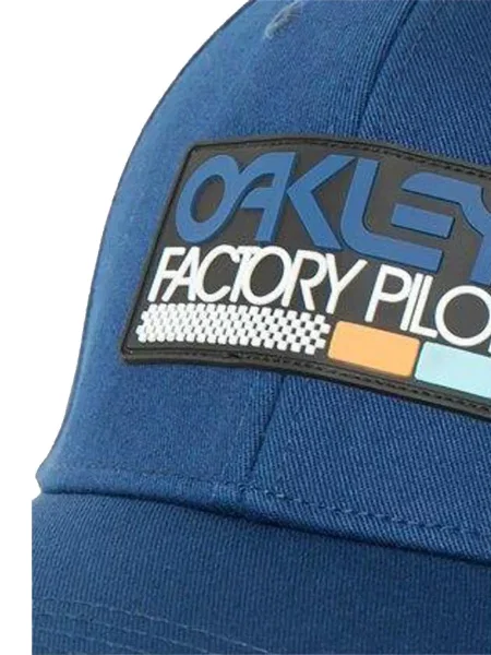 Шапка с козирки Oakley синьо