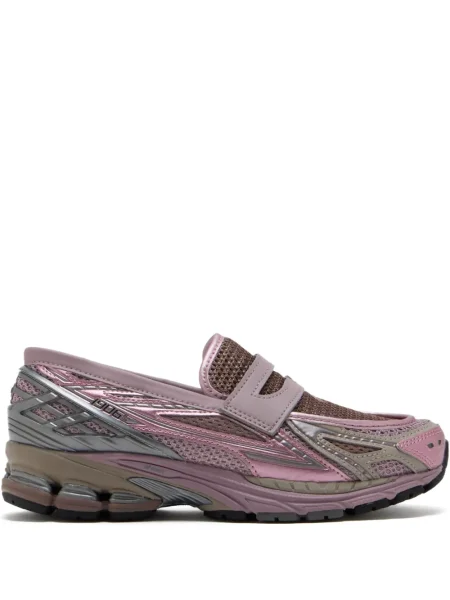 Sneakerși New Balance FuelCell din piele de căprioară slip-on gri