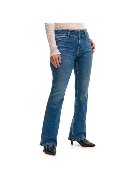 Cropp Джинси bootcut темно-синій сині