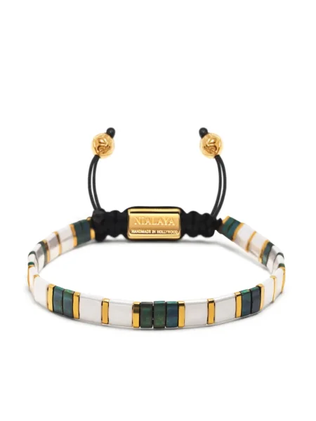 Гривна Nialaya Jewelry мъниста бяло