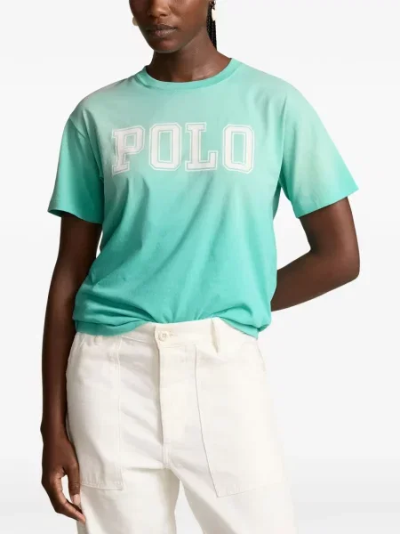 Matlasat sneakerși Polo Ralph Lauren cu autograf de catifea cord albastru