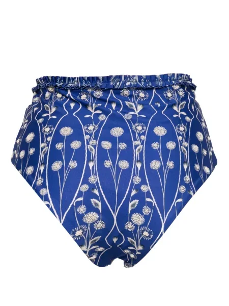 Gėlėtas raštuotas bikinis Agua By Agua Bendita mėlyna