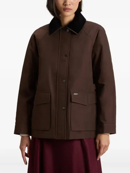 Geacă Woolrich de catifea maro