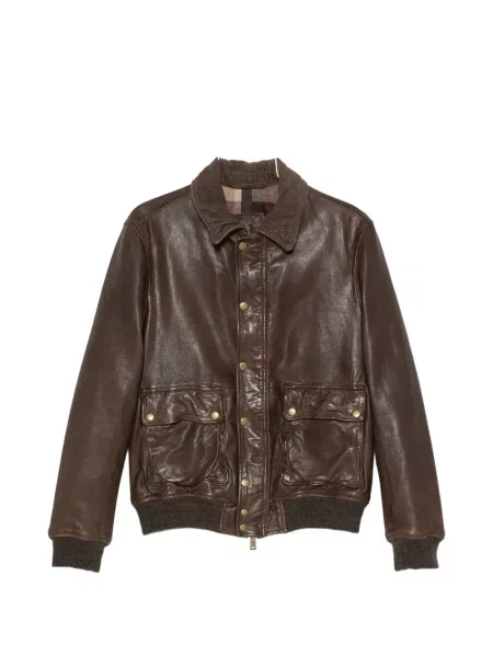 Geacă bomber The Jackie Leathers maro