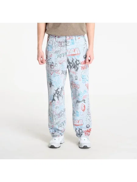 Kalhoty RIPNDIP Marker Wide Fit Pants Light Wash Denim L