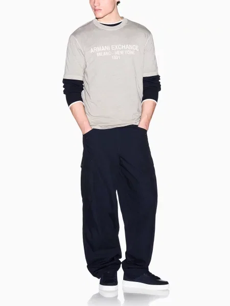 Футболка Armani Exchange бежевий