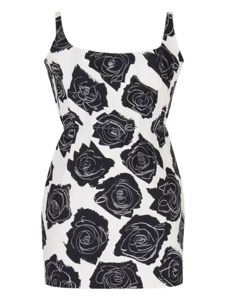 Rochie Marni cu model floral cu imagine alb