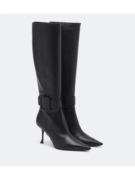 Cizme Roger Vivier din piele negru