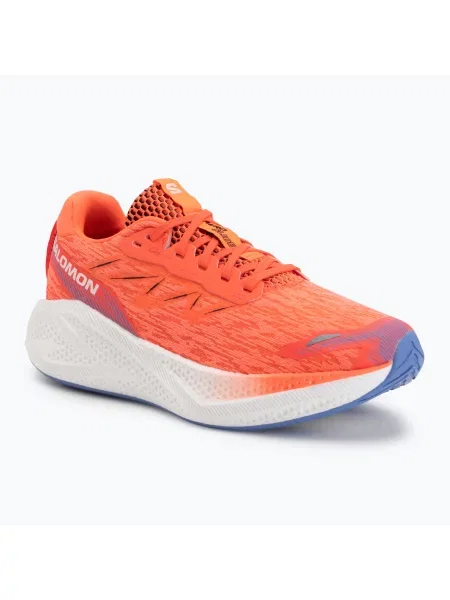 Încălțăminte de alergare pentru bărbați Salomon Aero Glide 4 neon flame/white/persia alb