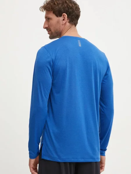 Bluzka z długim rękawem Under Armour do biegania niebieska