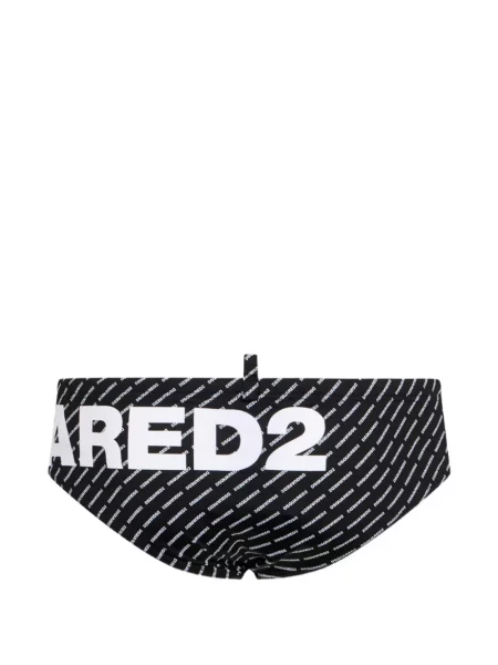 Slip de baie Dsquared2 negru