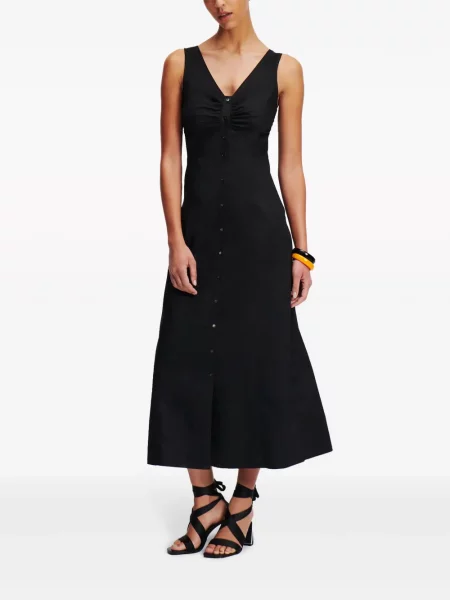 Kostiumas maksi maxi suknele Karl Lagerfeld juoda