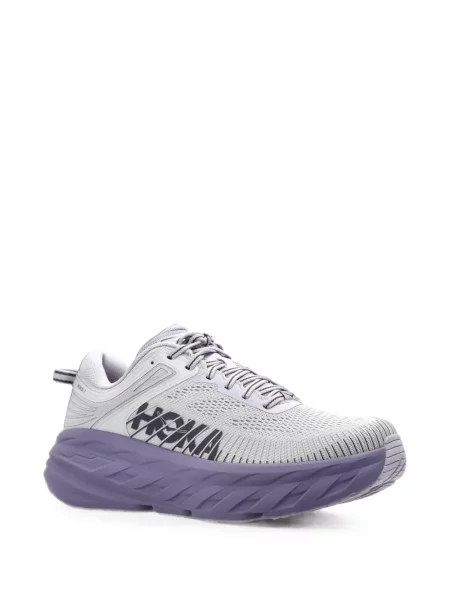 Sneakers Hoka με κορδόνια με δαντέλα μωβ