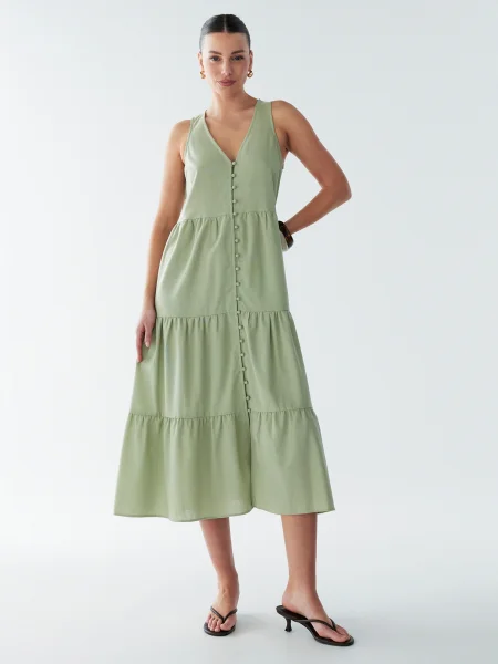 BWLDR Rochie Polly deschis verde