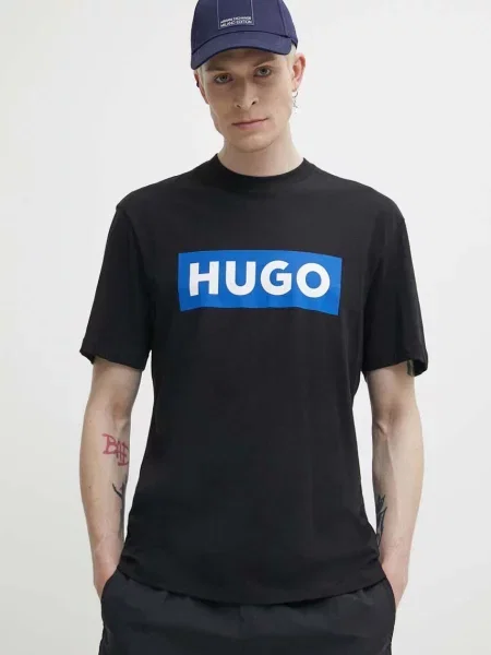 HUGO Blue tričko Nico černé